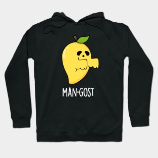 Man-gost Cute Halloween Mango Fruit Ghost Pun Hoodie